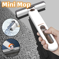 Portable Self-Squeeze Mini Mop for Floor Cleaning