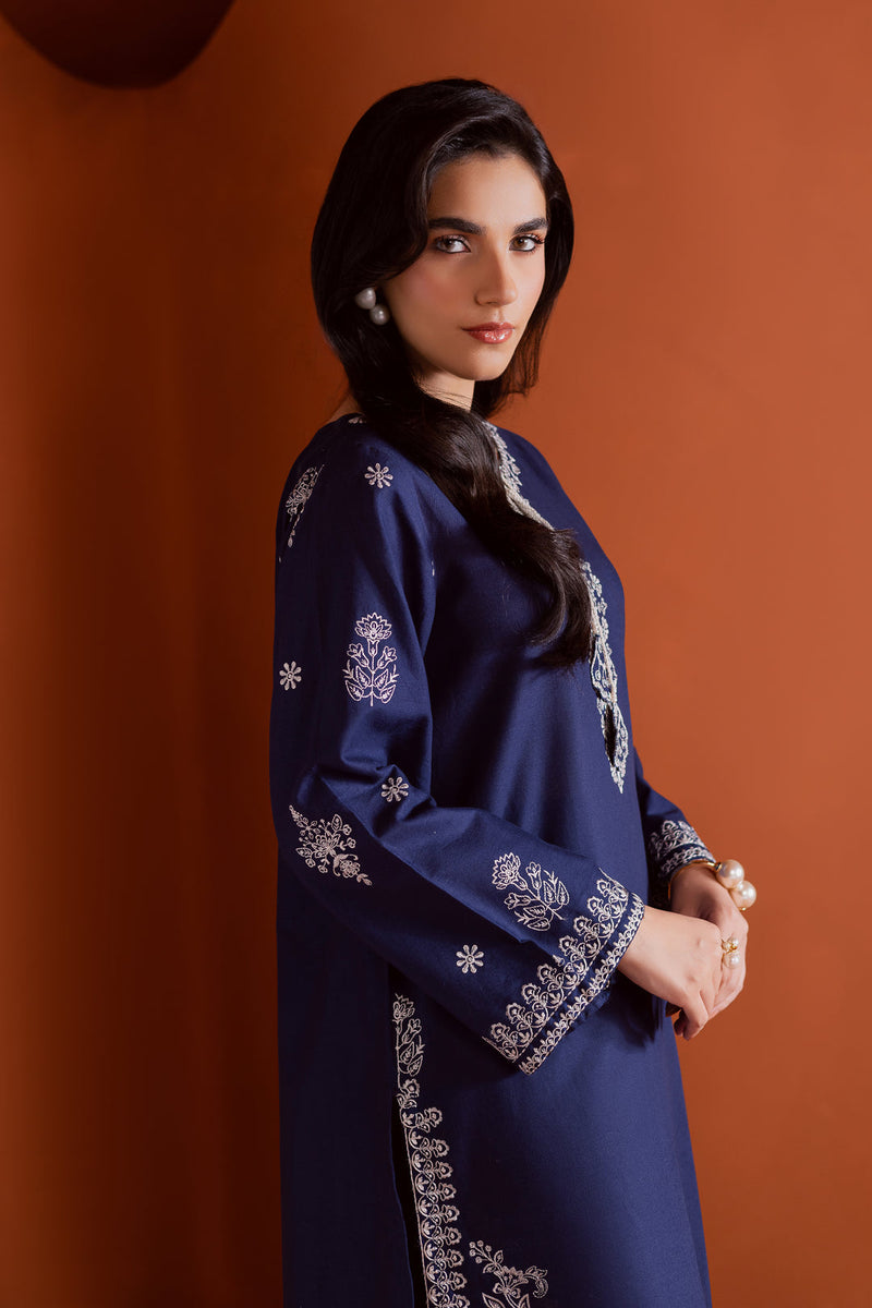 Bloomy 2Pc - Embroidered Cambric Dress