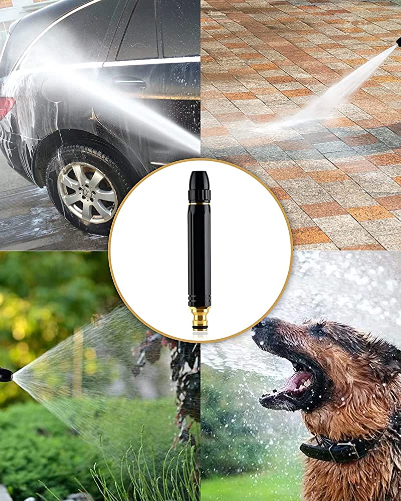 Portable Water Sprayer Nozzle Adjustable Metal High Pressure