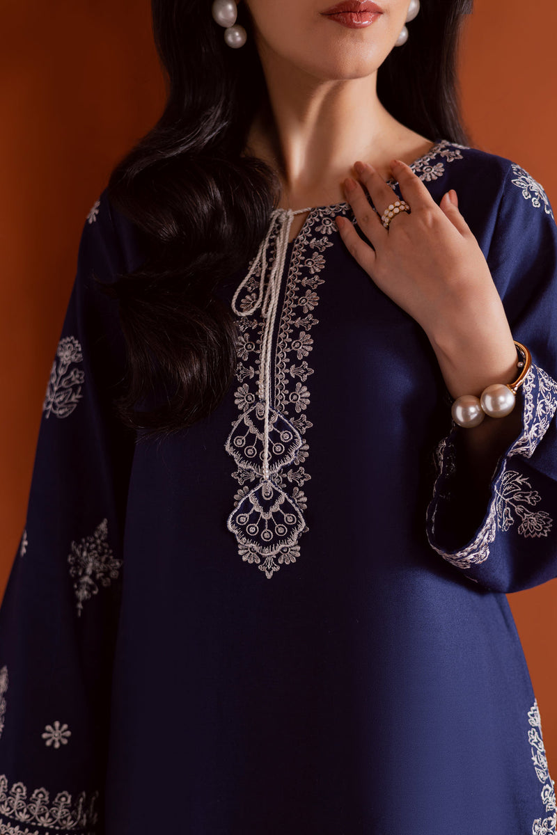 Bloomy 2Pc - Embroidered Cambric Dress